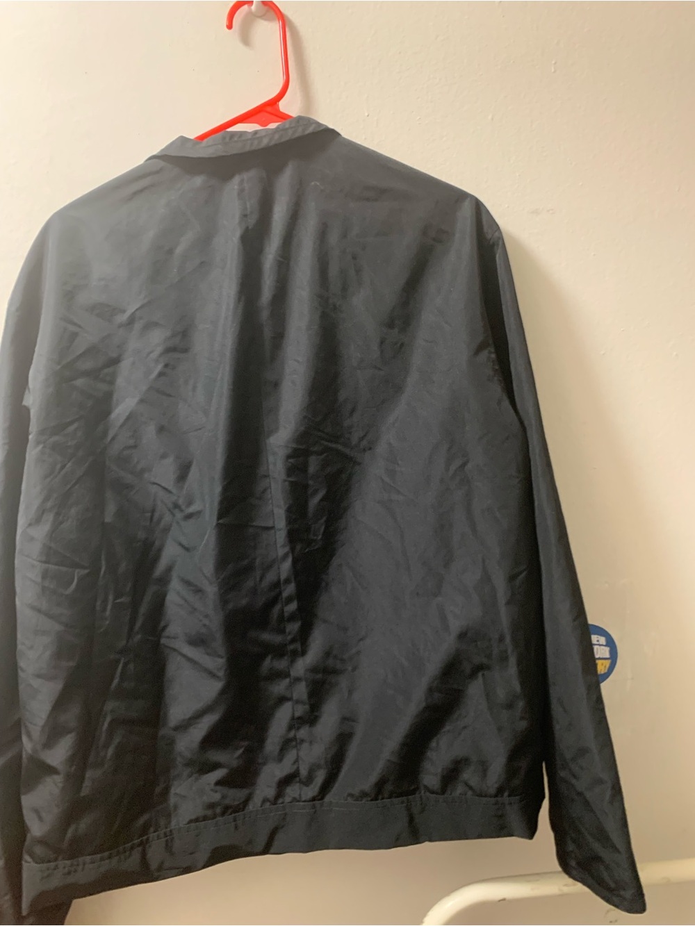 Men's Lightweight Black Windbreaker Jacket